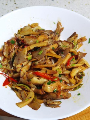 孜然干煸袖珍菇（平菇）- 爱烧烤必爱吃