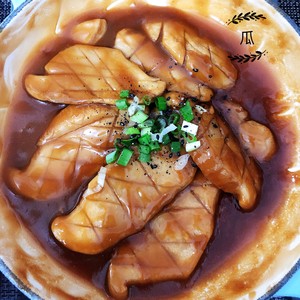 鲍汁烩白灵菇