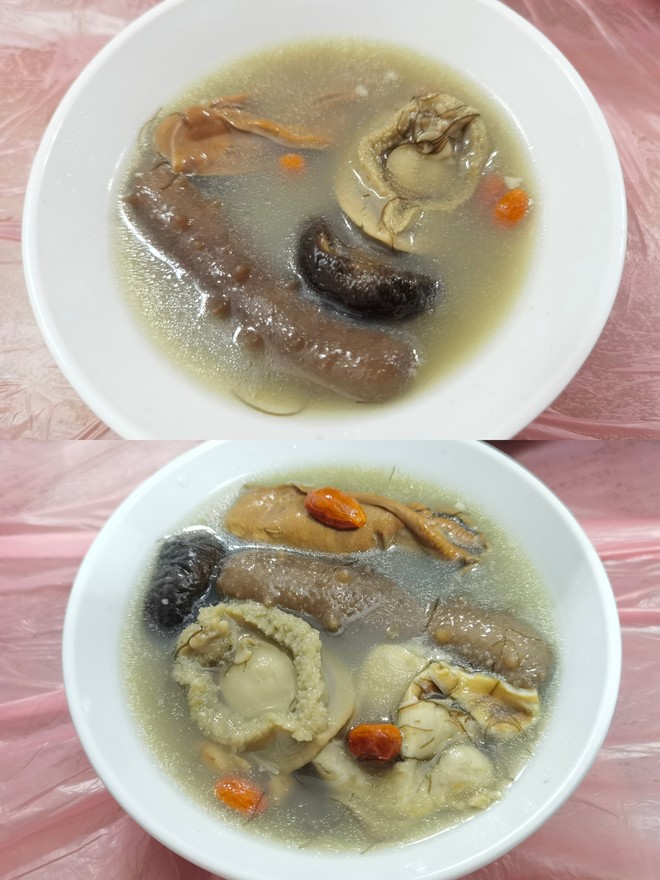 发财好事汤(发菜蚝豉鲍参肚汤)