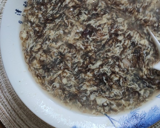 发菜海鲜羹