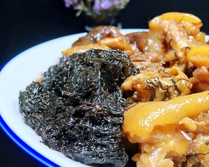 喜庆菜·蚝鼓发菜烩猪手（寓意：好事发财就手）