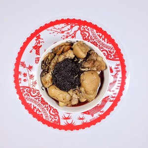 喜庆菜·蚝鼓发菜烩猪手（寓意：好事发财就手）