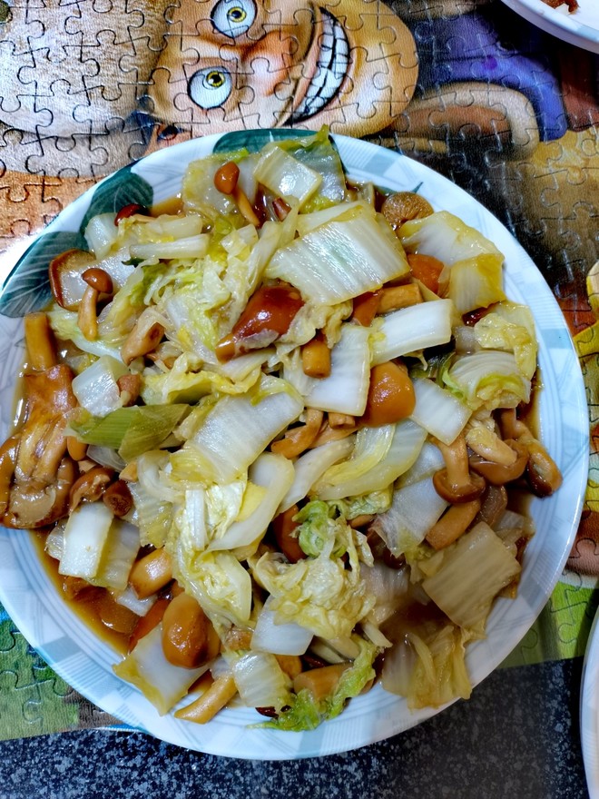 白菜片滑子菇