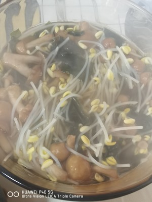 滑子菇裙带菜汤