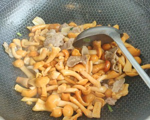 肉炒滑子蘑