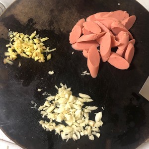 素炒白玉菇