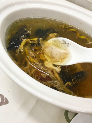 灵芝石斛洋参炖瘦肉