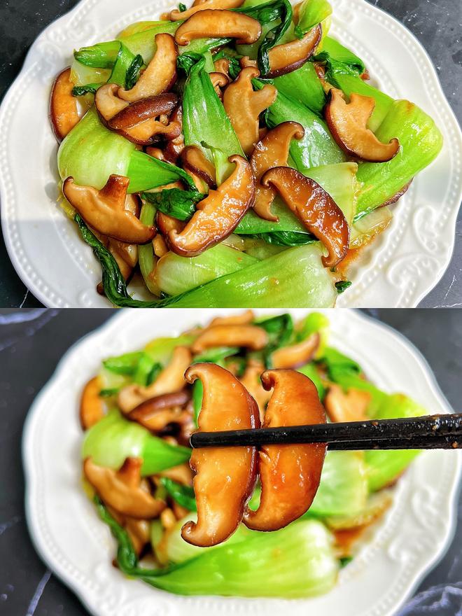 比肉还好吃的——蚝油香菇油菜