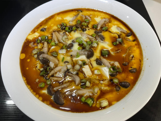 雞蛋蒸豆腐蟹味菇