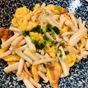蟹味菇炒鸡蛋