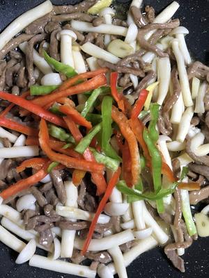 家常小炒‼️海鲜菇炒肉丝?