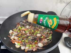 草菇毛豆炒河虾