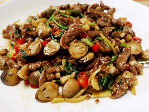 草菇牛肉（米饭杀手系列九）