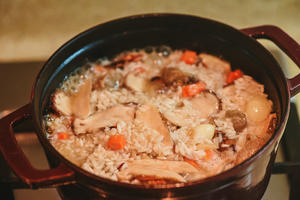 松茸焖饭