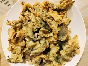 软炸蘑菇（平菇）