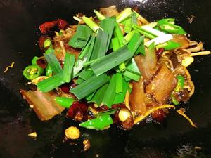 茶树菇炒腊肉