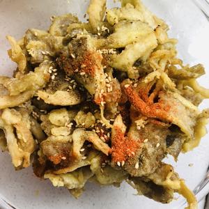 椒盐蘑菇-超好吃的下酒菜