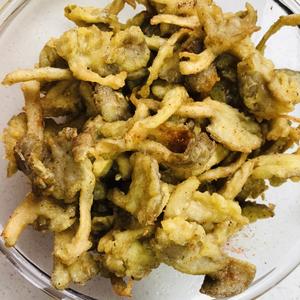 椒盐蘑菇-超好吃的下酒菜