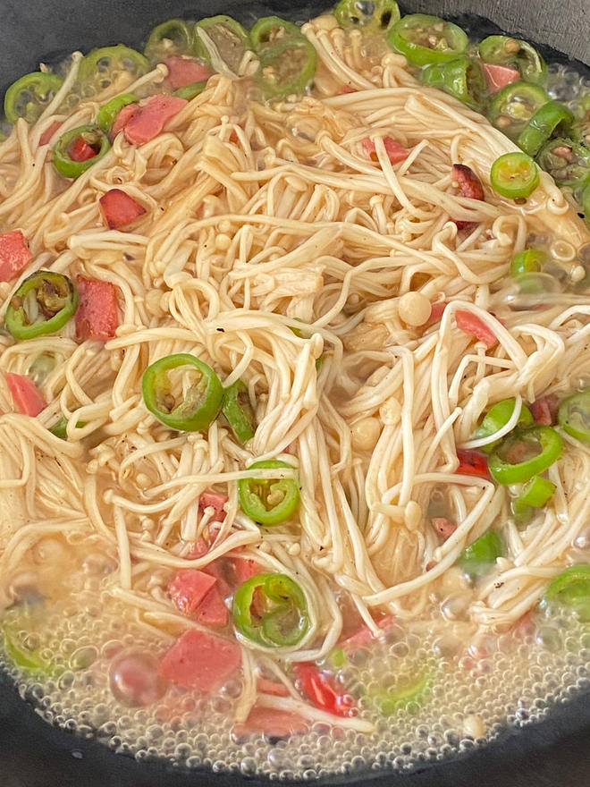 金针菇辣培根（减脂版）