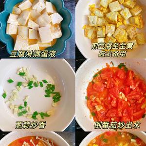减脂餐—番茄金针菇焖豆腐