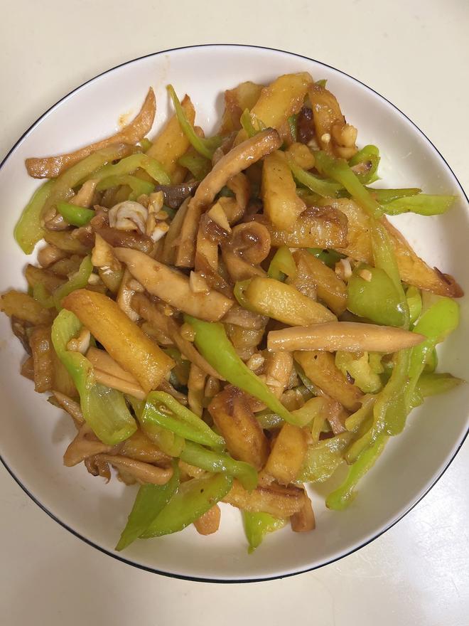 尖椒杏鲍菇土豆条