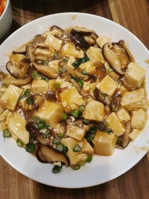超简单还减脂 香菇烧豆腐