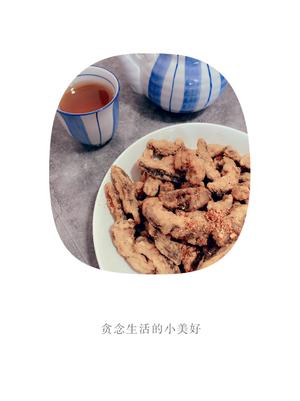 堪比烧烤的炸香菇