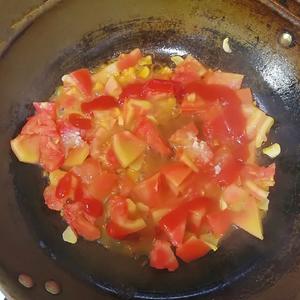西红柿炒菜花（夏季开胃菜）
