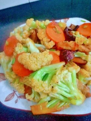 干锅花菜-小朋友也很爱吃的一道菜