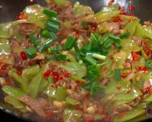 莴苣炒肉