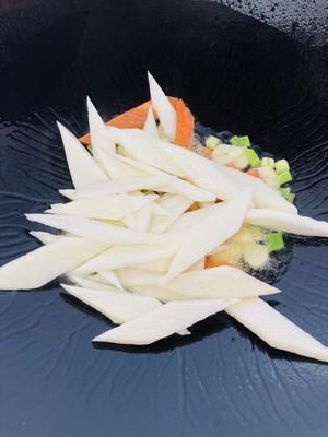 山药青笋炒木耳