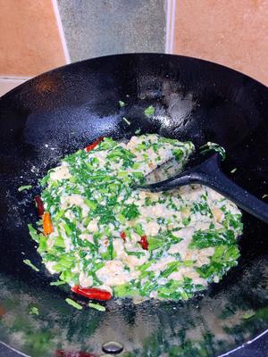 蒿子秆炒臭豆腐