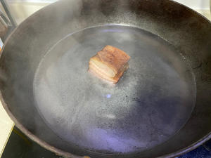 腊肉红菜苔(下饭菜)