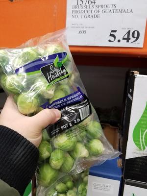 培根干煸小包菜 (孢子甘蓝 | Brussel Sprouts)
