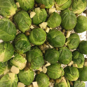 蒜烤球芽甘蓝／Roasted Brussels Sprouts With Garlic