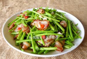 藜蒿炒腊肉