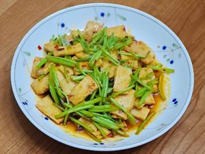 芦蒿炒北豆腐干丝