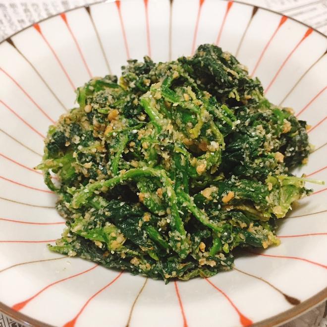 日式拌菠菜（味噌芝麻面拌菠菜）