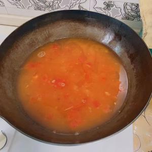 豌豆尖荞麦刀削面