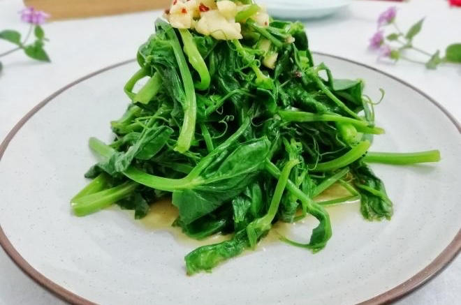 巧拌豌豆尖【减肥减脂降压系列】