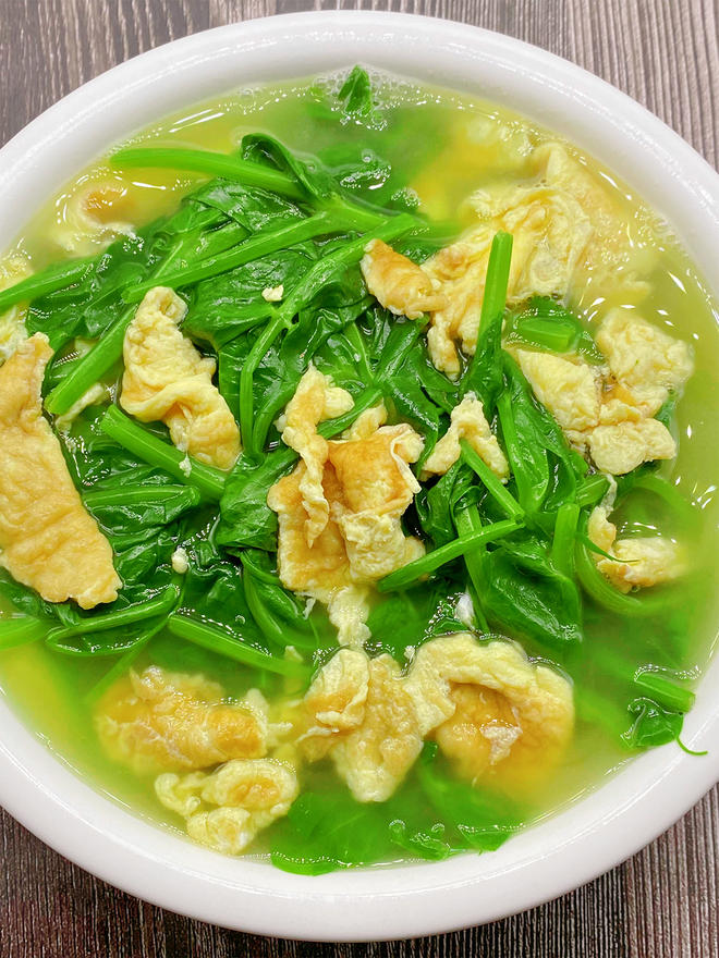 豌豆尖鸡蛋汤‼️♨️