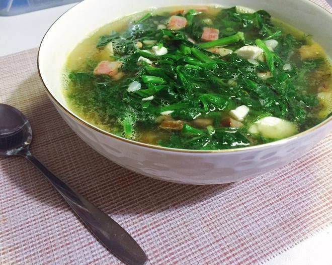 一口春天：上汤豌豆尖