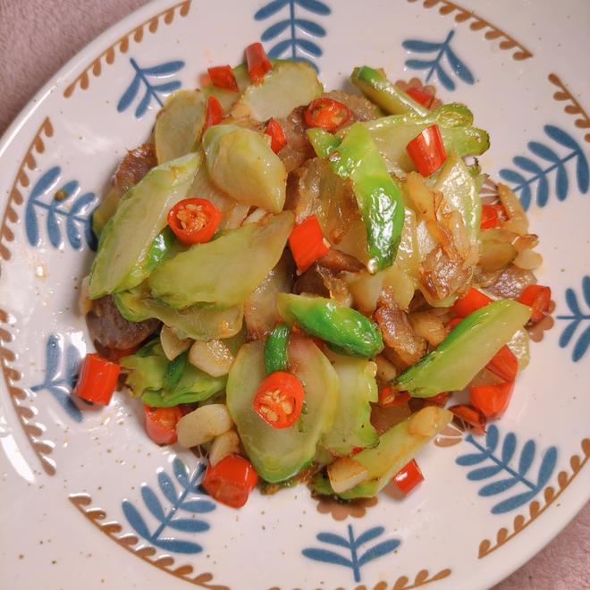 兒菜炒臘肉
