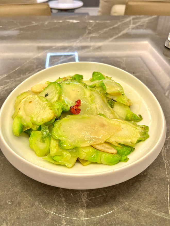 炒儿菜不苦的做法