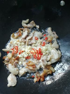 蕨菜炒五花肉