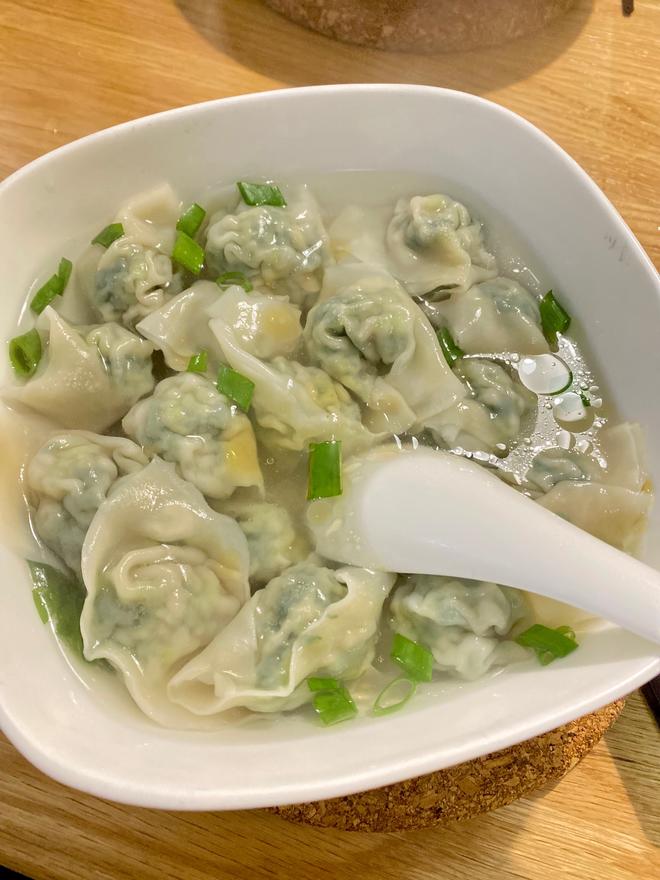 春天的味道 马兰头馄饨