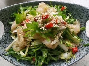 夏日清凉菜捞汁苦菊