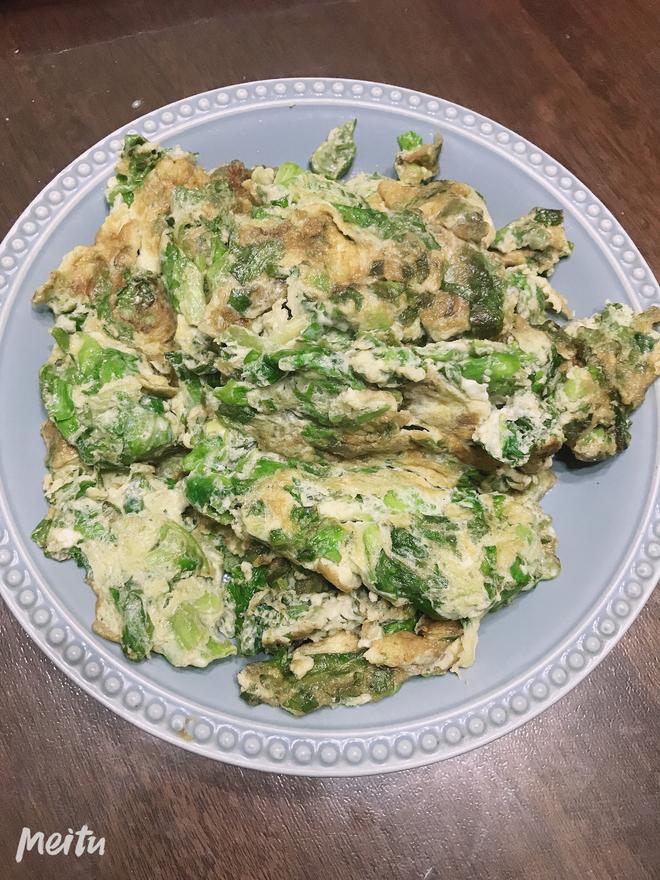 苦菊煎鸡蛋