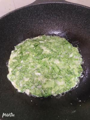 苦菊煎鸡蛋