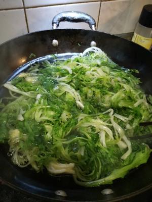 白灼苦菊